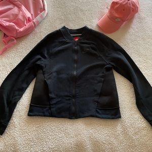 Nike Pro bomber jacket with mesh back and sides